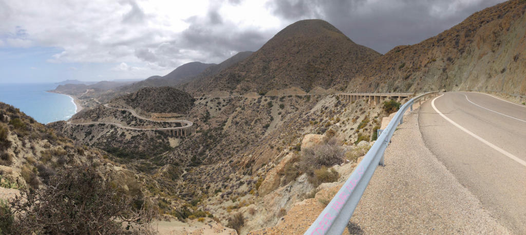 Blick vom Pass vor Carboneras