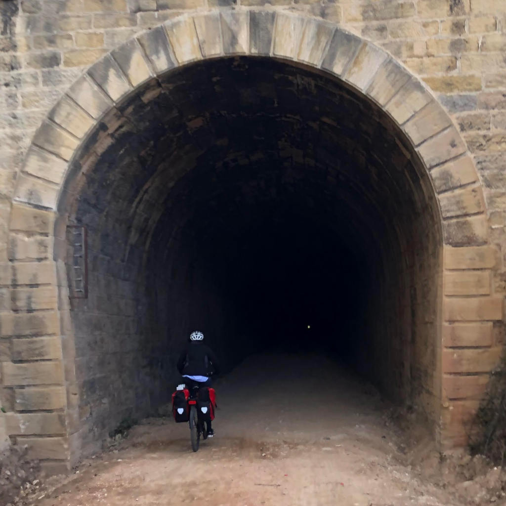 Eingang des Tunnels von Valdealgorfa